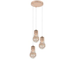 Lampa wisząca Britop BULB 2820313 Metal Żarówka na kablu Szkło Styl industrialny