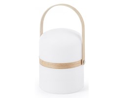 Lampa stołowa JANVIR Wysokość 27 cm Lampa dekoracyjna drewno Styl skandynawski