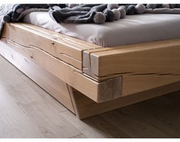 Łóżko dębowe Dream Bedroom / Greta 200x200 Rozmiar materaca 200x200 cm Łóżko drewniane drewno Pojemnik na pościel Bez pojemnika