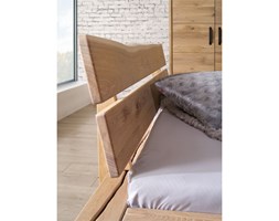 Łóżko dębowe Dream Bedroom / Greta 200x200 Rozmiar materaca 200x200 cm Łóżko drewniane drewno Pojemnik na pościel Bez pojemnika