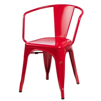 Krzesło Paris Arms czerwone
