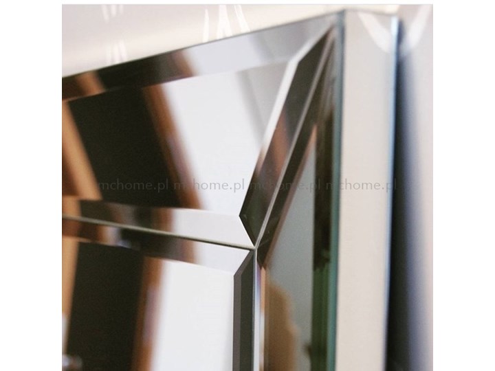 LUSTRO PROSTOKĄT ROZMIAR XL Z RAMĄ LUSTRZANĄ NA ZAMÓWIENIE DOWOLNY WYMIAR ” VENUS ” 150x60cm Prostokątne Lustro z ramą Ścienne Styl Klasyczny