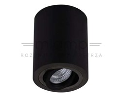 Spot LAMPA sufitowa RULLO nero Orlicki Design regulowana OPRAWA metalowa downlight tuba czarna