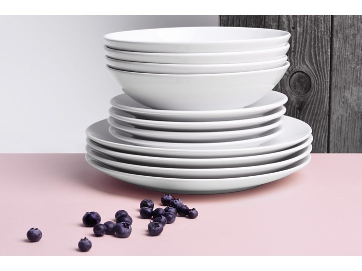 Konsimo Zestaw Obiadowy Lupin 12 Częściowy Komplet Ceramiczny