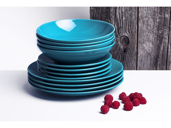 Konsimo Zestaw Obiadowy Lupin 12 Częściowy Komplet Ceramiczny