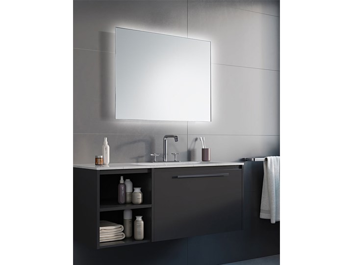 Lustro łazienkowe Shine Led Z Oświetleniem Led Lustra łazienkowe