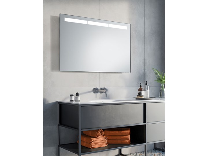 Lustro łazienkowe Triple Led Z Oświetleniem Led Lustra łazienkowe