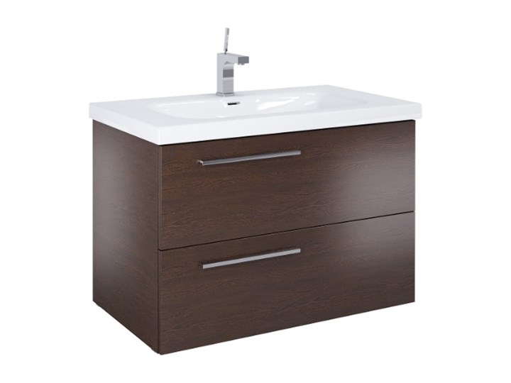 Szafka łazienkowa Z Umywalką 90 Cm Marsylia Wenge Szafki Z