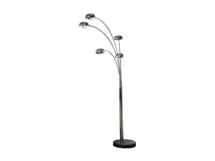 Lampa podłogowa Five Lights chromowa