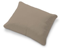 Dekoria Poszewka na poduszkę Karlstad 58x48cm, Grey Brown (szary brąz), 58 × 48 cm, Cotton Panama