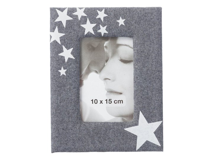 Ramka Star Dark Grey stojąca 18,5x23,5cm, 18,5 × 23,5 cm Rozmiar zdjęcia 18,5x23,5 cm Kolor Zielony