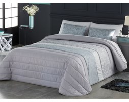 Narzuta Fundeco Sayre Azul Poliester 180x270 cm Bawełna 250x270 cm 200x270 cm 270x270 cm 270x300 cm 235x270 cm Wzór W pasy