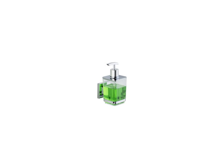 Dozownik do mydła QUADRO,Vacuum-Loc stal nierdzewna - 340 ml, WENKO