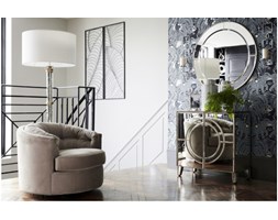 Fotel Gatsby Velvet Styl klasyczny Głębokość 86 cm Fotel obrotowy metal Wysokość 71 cm Szerokość 90 cm Tkanina Styl Glamour