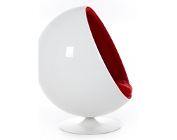 Fotel KULA - inspirowany proj. Ball Chair Wysokość 130 cm tworzywo sztuczne Fotel inspirowany Tkanina Głębokość 100 cm szkło Wysokość 45 cm Styl Nowoczesny