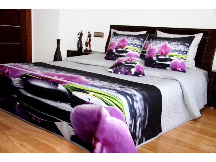 Narzuta z efektem 3D 220x240 N43a Styl nowoczesny tkanina Poliester 220x240 cm Wzór Pikowany