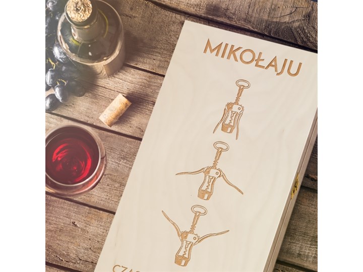 Ekskluzywna Skrzynka Xl Na Wino Z Grawerem Dr159 Pudełka Kuchenne