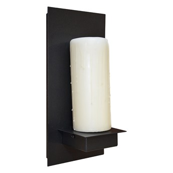 Kinkiet 32x15cm King Home Candle biało-czarny kod: KINKIET.CANDLE