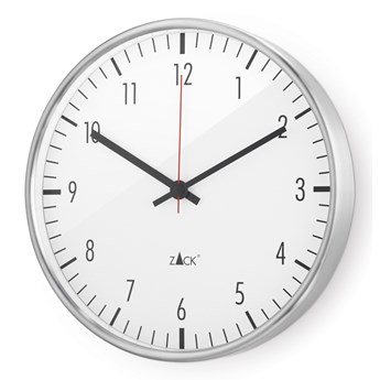 Zegar ścienny 35cm Zack Vedere srebrno-biały kod: ZACK-60013