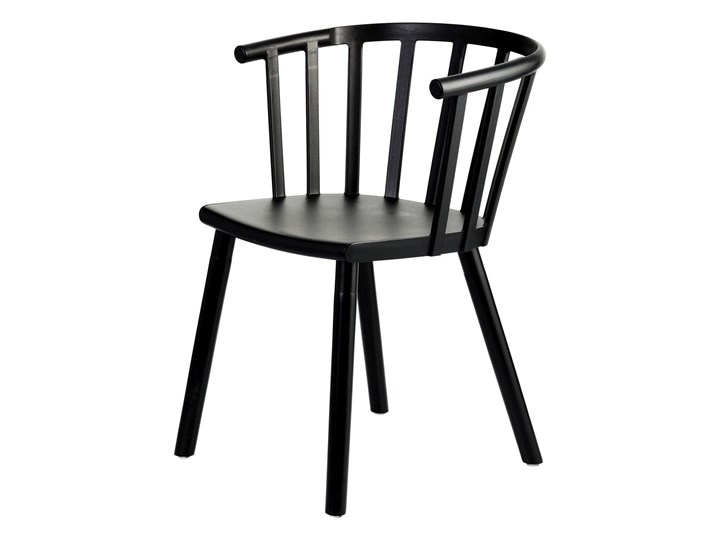 Krzesło Madlen Black, 54 × 43 × 76 cm Krzesło inspirowane Drewno Wysokość 45 cm Z podłokietnikiem Wysokość 30 cm Wysokość 43 cm Głębokość 43 cm Szerokość 54 cm Tworzywo sztuczne Styl Nowoczesny