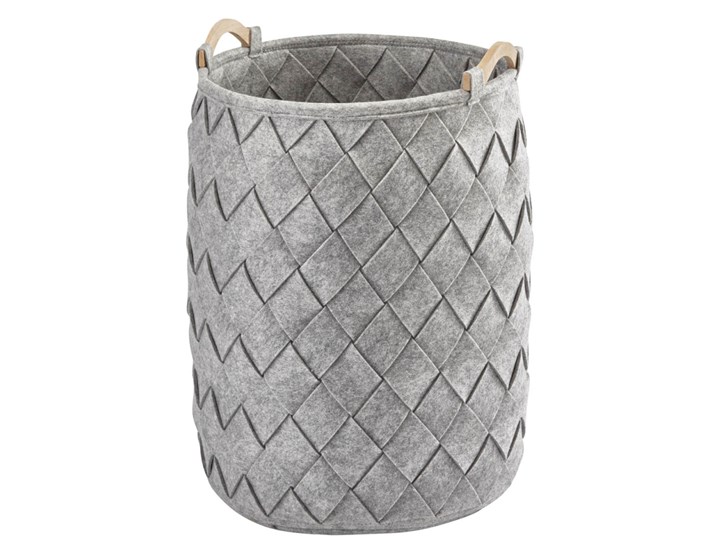 Kosz na pranie Aquanova AMY silver grey