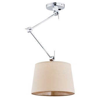 ZAKYNTOS lampa wisząca 1 x 60W E27 sufitowa abażurowa nowoczesna na wysięgniku ARGON 3549