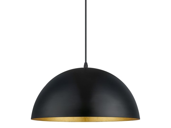 Eglo 94935 - Żyrandol GAETANO 1 1xE27/60W/230V Lampa z kloszem Metal Kolor Czarny
