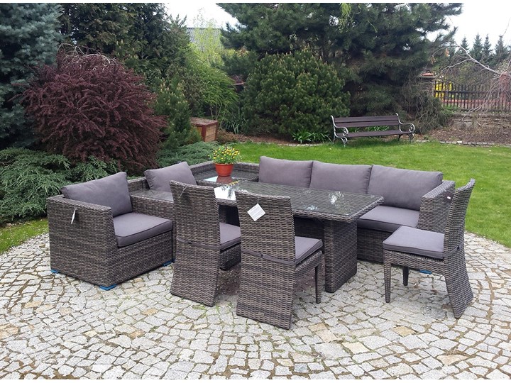 Bel Giardino MILANO BIG Narożnik tarasowy z technorattanu Meble ogrodowe