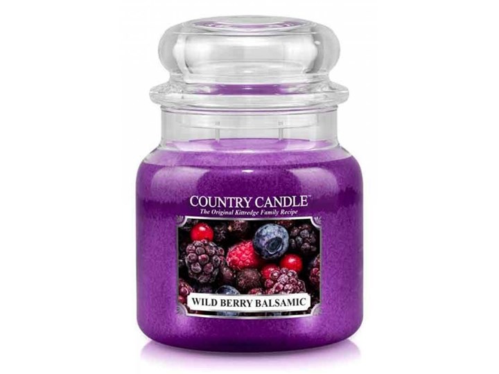 Country Candle - Wild Berry Balsamic - Średni słoik (453g) 2 knoty