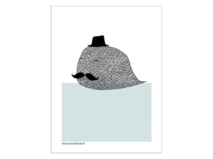 Plakat Bonjour Monsieur Magdalena Tyboni