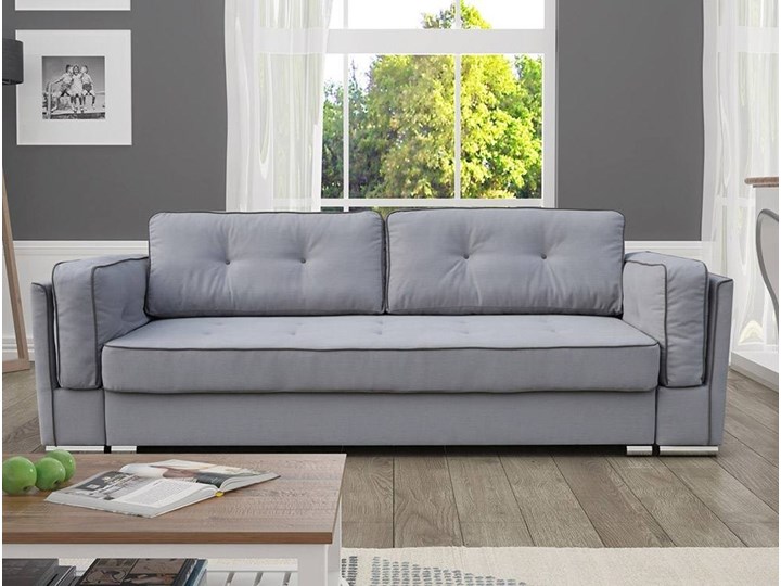 Elegancka Sofa Gracja Z Funkcją Spania I Pojemnikiem Na Pościel
