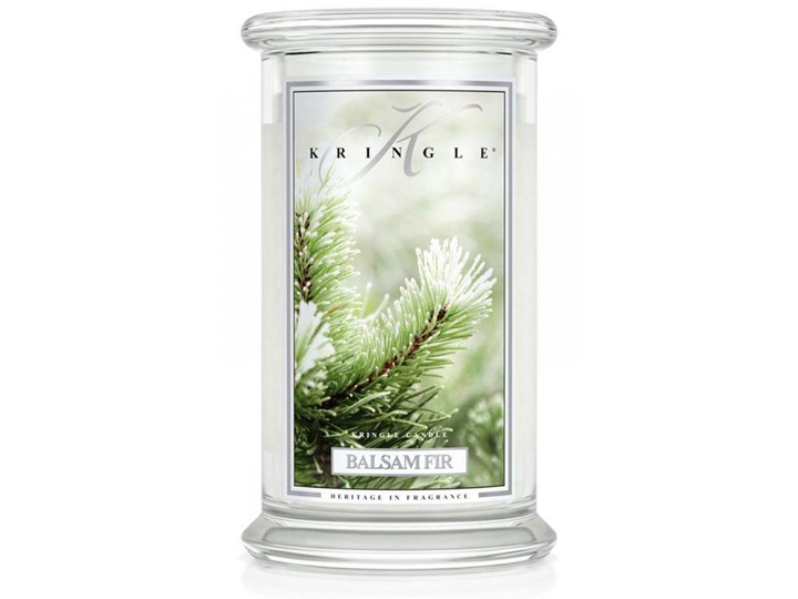 Kringle Candle - Balsam Fir - duży, klasyczny słoik (623g) z 2 knotami