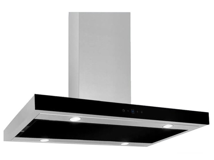 Okap AKPO WK-9 Isla Feniks Glass 90 Czarny Okap wyspowy Kategoria Okapy Sterowanie Elektroniczne