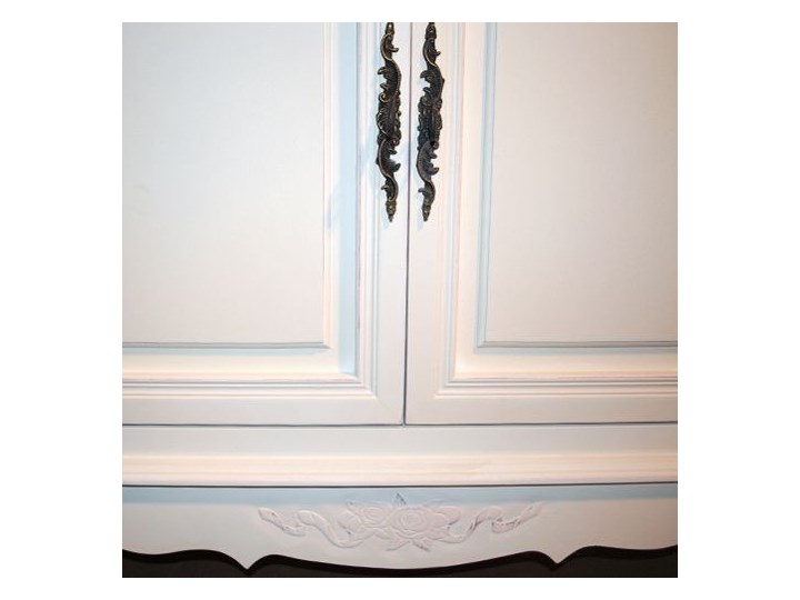 Komoda " Elegance " Prowansja Styl Vintage Płyta MDF Wysokość 81 cm Z szafkami i szufladami Drewno Szerokość 75 cm Głębokość 32 cm Styl Prowansalski