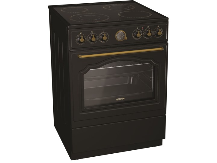 Kuchnia GORENJE EC62CLB Rodzaj płyty grzewczej Ceramiczna