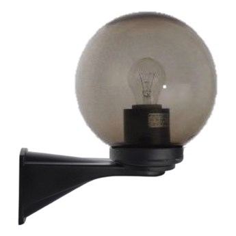 KULA DYMNA kinkiet 1 x 60W E27 lampa ścienna zewnętrzna kula dymiona nowoczesna SUMA K 3012/1/KD 250