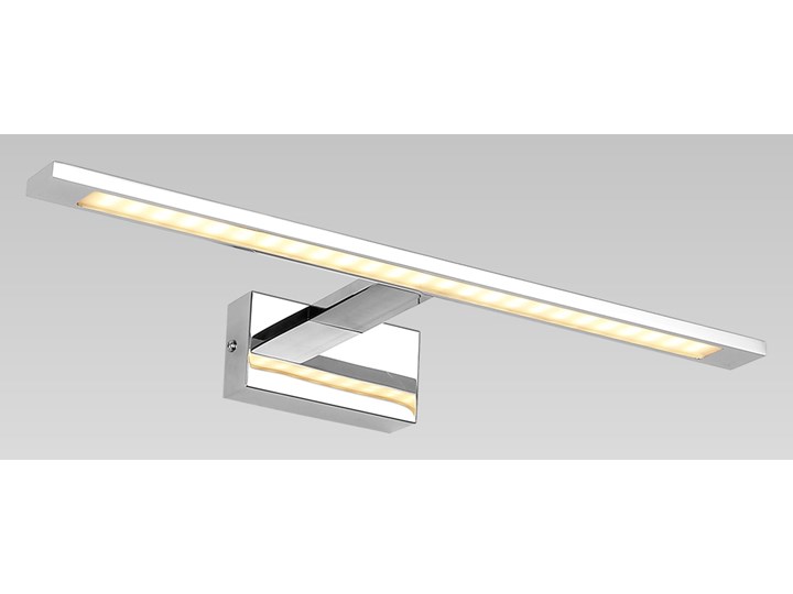 DAKAR kinkiet 1 x 10W LED 3500K 700LM oprawa ścienna nad obraz galeria nowoczesna srebrna PREZENT 62300