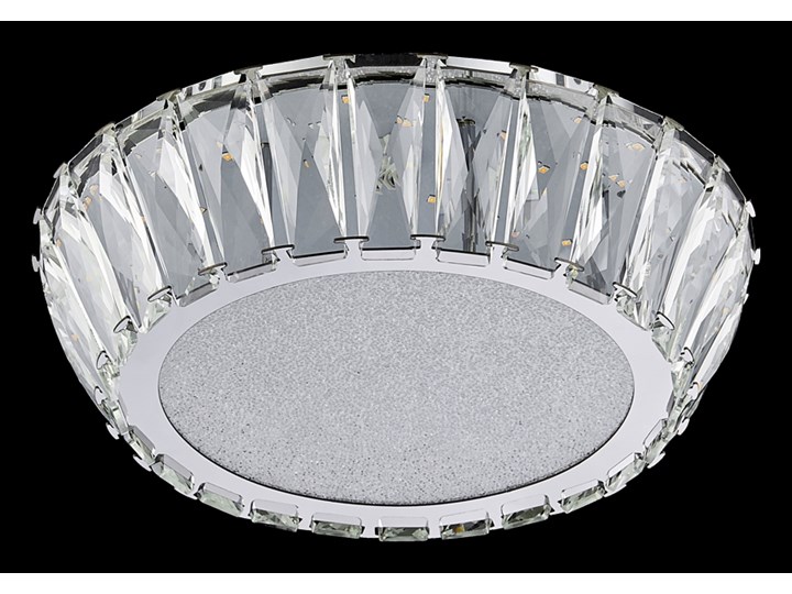 VENUS plafon 1 x 20W LED 3000K 1600LM lampa sufitowa plaska kryształowa nowoczesna PREZENT 62421