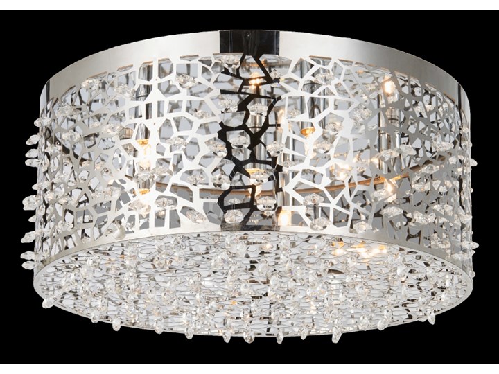 VITRA plafon 5 x 33W G9 lampa sufitowa nowoczesna kryształowa krótka PREZENT 64372