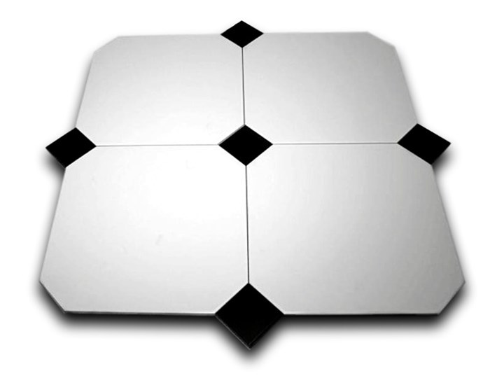 Octagono Alaska 31,6x31,6 płytki oktagonalne Gres Płytki podłogowe 30x30 cm Terakota 6,7x6,7 cm Płytki łazienkowe Płytka bazowa 31,6x31,6 cm Powierzchnia Matowa