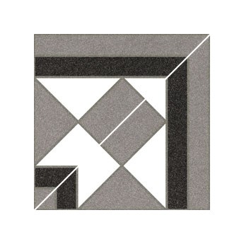 Cantonera Basildon Blanco 15,8x15,8