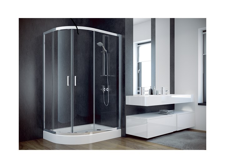 Kabina prysznicowa asymetryczna Modern 120x90x185 Szerokość 120 cm