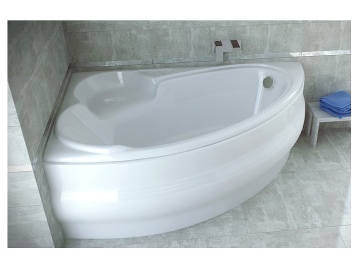 Wanna narożna asymetryczna Finezja Nova 155x95 Akryl Długość 155 cm