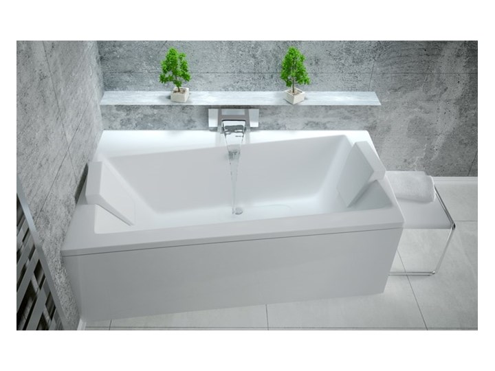 Wanna narożna asymetryczna Infinity 150x90 Akryl Długość 150 cm