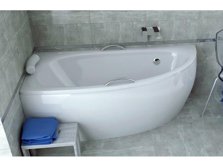 Wanna narożna asymetryczna Milena Premium 150x70 Akryl Długość 150 cm