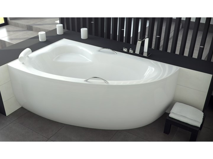 Wanna narożna asymetryczna Natalia Premium 150x100 Akryl Długość 150 cm