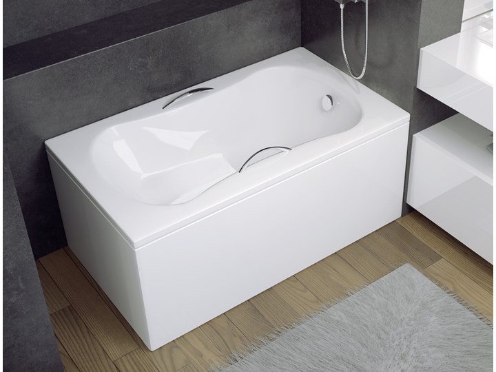 Wanna prostokątna Aria Rehab 120x70 Akryl Długość 120 cm