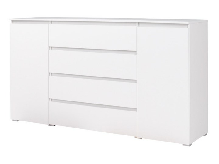 SELSEY Komoda Hellnar dwudrzwiowa z czterema szufladami Głębokość 41 cm Płyta MDF Wysokość 97 cm Szerokość 184 cm Drewno Z szafkami Szerokość 192 cm Z szafkami i szufladami Pomieszczenie Pokój nastolatka