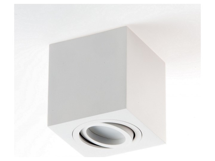 LM P 201 LAMPA SUFITOWA PLAFON KOSTKA NATYNKOWA ALUMINIUM BIAŁY PAR16 GU10 LED Oprawa led Oprawa stropowa Kwadratowe Kategoria Oprawy oświetleniowe