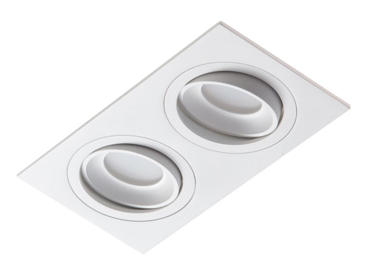 LM 826/2 WH OPRAWA HALOGENOWA WPUSZCZANA REGULOWANA OCZKO ALUMINIUM BIAŁY PAR16 MR16 GU10 230V LED Prostokątne Oprawa stropowa Oprawa led Oprawa wpuszczana Kategoria Oprawy oświetleniowe